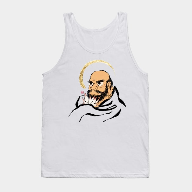 Minhwa: Bodhidharma C Type (Korean traditional/folk art) Tank Top by koreanfolkpaint